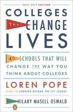 Colleges That Change Lives - MPHOnline.com