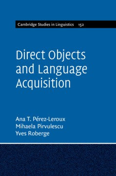 Direct Objects and Language Acquisition - MPHOnline.com