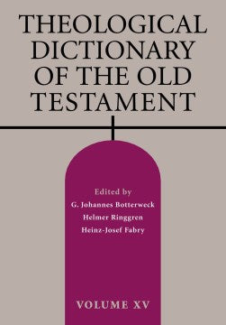 Theological Dictionary of the Old Testament - MPHOnline.com