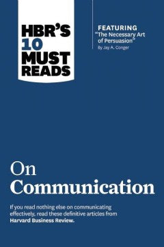 HBR's 10 Must Reads on Communication (HBR's 10 Must Reads) - MPHOnline.com