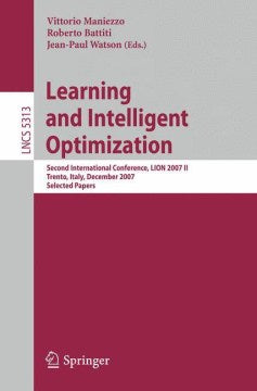 Learning and Intelligent Optimization - MPHOnline.com