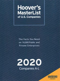 Hoover's MasterList of U.S. Companies 2020 - MPHOnline.com