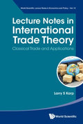 Lecture Notes in International Trade Theory - MPHOnline.com