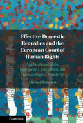 Effective Domestic Remedies and the European Court of Human Rights - MPHOnline.com