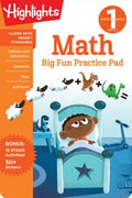 Math Big Fun Practice Pad, 1st Grade - MPHOnline.com