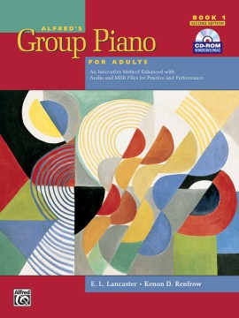 Alfred's Group Piano for Adults Student Book 1 - MPHOnline.com