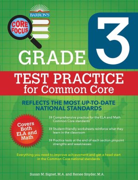 Barron's Core Focus Grade 3 Test Practice for Common Core - MPHOnline.com