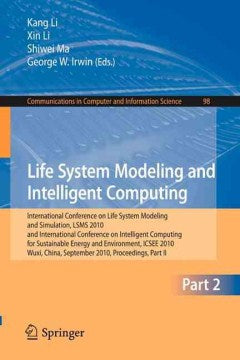 Life System Modeling and Intelligent Computing - MPHOnline.com