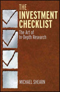 THE INVESTMENT CHECKLIST: THEART OF IN-DEPTH RESEARCH - MPHOnline.com