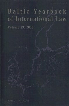 Baltic Yearbook of International Law 2020 - MPHOnline.com