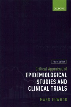 CRITICAL APPRAISAL OF EPIDEMIOLOGICAL STUDIES AND CLINICAL T - MPHOnline.com