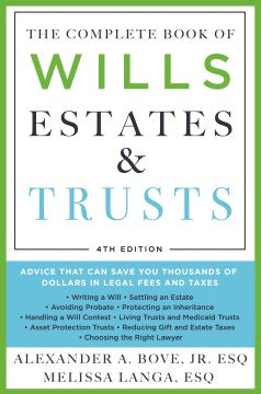 The Complete Book of Wills, Estates & Trusts - MPHOnline.com