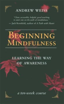 Beginning Mindfulness - MPHOnline.com