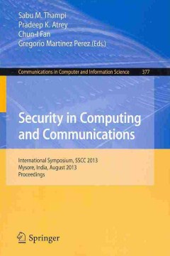 Security in Computing and Communications - MPHOnline.com