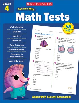 Scholastic Success With Math Tests, Grade 4 - MPHOnline.com