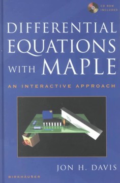 Differential Equations With Maple - MPHOnline.com