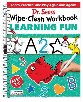 Dr. Seuss Wipe-clean Workbook Learning Fun - MPHOnline.com