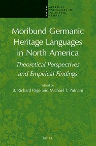 Moribund Germanic Heritage Languages in North America - MPHOnline.com