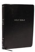 NKJV Holy Bible, Super Giant Print Reference Bible, Black Leather-look, 43,000 Cross references, Red Letter, Comfort Print: New King James Version - MPHOnline.com