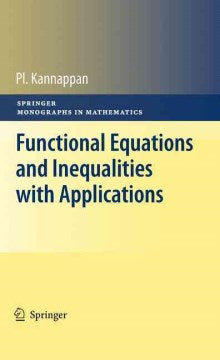 Functional Equations and Inequalities With Applications - MPHOnline.com