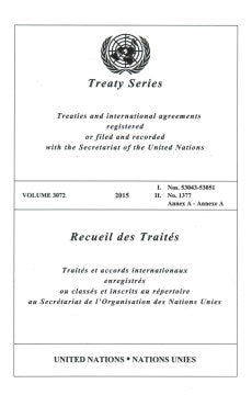 Treaty Series / Recueil des Trairtes - MPHOnline.com