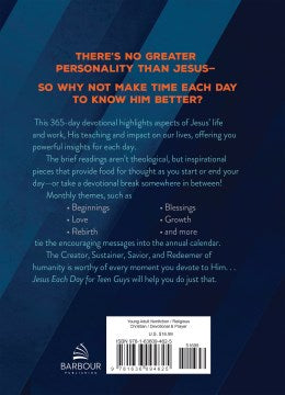 Jesus Each Day for Teen Guys: A 365-Day Devotional - MPHOnline.com