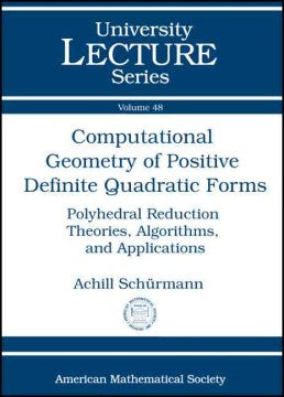 Computational Geometry of Positive Definite Quadratic Forms - MPHOnline.com