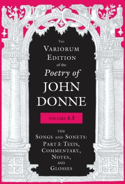 The Variorum Edition of the Poetry of John Donne - MPHOnline.com