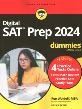 Digital SAT Prep 2024 For Dummies (+4 Practice Tests Online) - MPHOnline.com