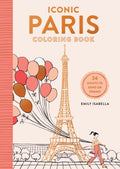 Iconic Paris Coloring Book - MPHOnline.com