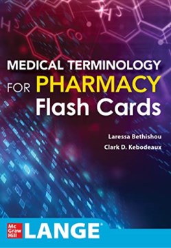 Medical Terminology For Pharmacy Flash Cards - MPHOnline.com