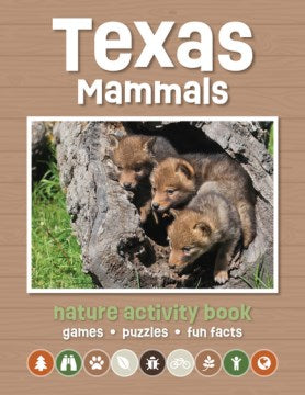 Texas Mammals Nature Activity Book - MPHOnline.com