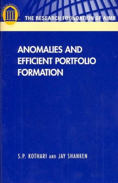 Anomalies and Efficient Portfolio Formation - MPHOnline.com