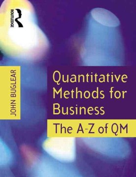 Quantitive Methods for Business - MPHOnline.com