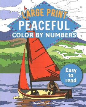 Large Print Peaceful Color by Numbers - MPHOnline.com