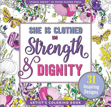 She is Clothed in Strength & Dignity Coloring Book - MPHOnline.com