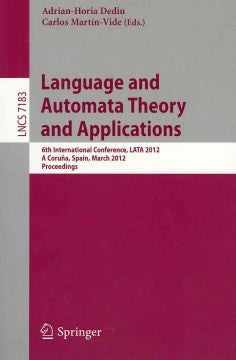 Language and Automata Theory and Applications - MPHOnline.com