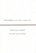 Proceedings of the American Academy of Arts and Letters - MPHOnline.com