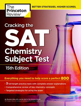 Cracking the SAT Chemistry Subject Test, 15th Edition (College Test Preparation) - MPHOnline.com