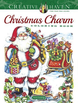 Creative Haven Christmas Charm Coloring Book - MPHOnline.com