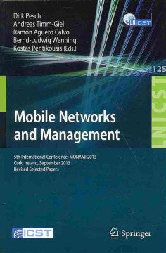 Mobile Networks and Management - MPHOnline.com