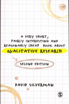 A Very Short, Fairly Interesting and Reasonably Cheap Book about Qualitative Research - MPHOnline.com