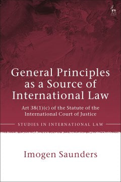 General Principles As a Source of International Law - MPHOnline.com