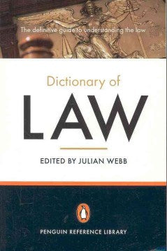 Penguin Dictionary of Law - MPHOnline.com