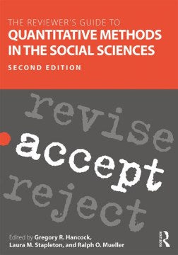 The Reviewer's Guide to Quantitative Methods in the Social Sciences - MPHOnline.com