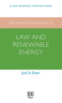 Advanced Introduction to Law and Renewable Energy - MPHOnline.com