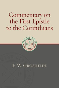 Commentary on the First Epistle to the Corinthians - MPHOnline.com