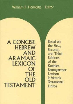 A Concise Hebrew and Aramaic Lexicon of the Old Testament - MPHOnline.com