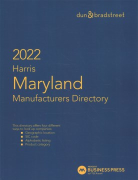 2022 Harris Maryland Manufacturers Directory - MPHOnline.com