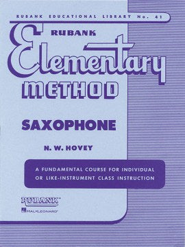 Rubank Elementary Method Saxophone - MPHOnline.com